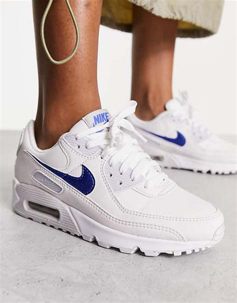 nike sneakers heren wit blauw|NIKE AIR MAX 1 WIT/BLAUW .